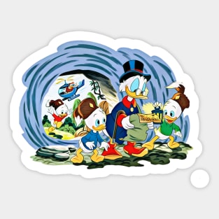 Ducktales, classic cartoon series Sticker